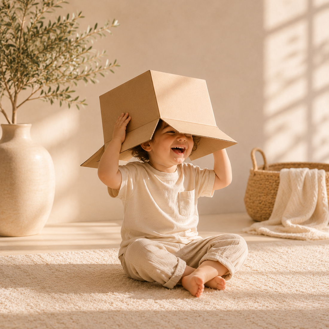 Pourquoi les enfants préfèrent parfois… le carton au jouet